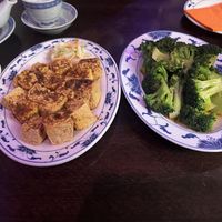 Ziran tofu and broccoli  at Drei Chinesen in Dusseldorf