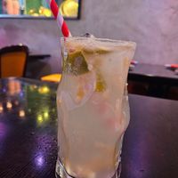 Homemade ginger lime lemonade at Drei Chinesen in Dusseldorf