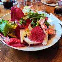 Menu salad at Drei Stuben in Zurich
