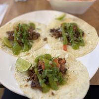 Super delicious beyond meat tacos!  at Sunrise Tacos in Pattaya