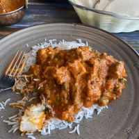 Vegetable jalfrezi ($19.90 lunch special - curry, rice, soft drink, swap naan for roti)   at Corianders - West Melton in Christchurch