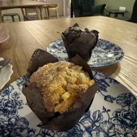 Orange and Chocolate muffin  #Veganuary at The Gather Yard in Pahang