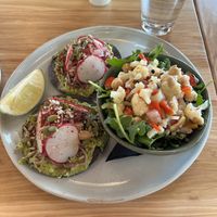Avocado tostadas  at Whole Harvest Kitchen in Leawood
