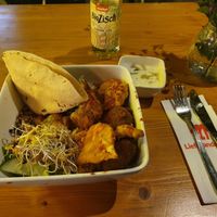 Bhima bowl. Definitely the best food I ate in Berlin! Its amazing. So many different nice tastes in it! at Goura Pakora in Berlin