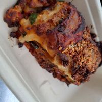 Lasagne at HUMM Deli in Antwerpen