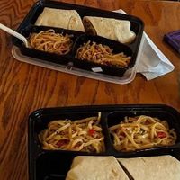 Thai Peanut Wrap Bento Box at Cafe Coco in Washburn