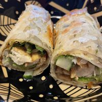 Jajang tofu pancake roll  at Dumpling the Noodle Kirkland in Kirkland