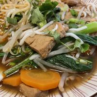 Mock duck rice noodle  at Dumpling the Noodle Kirkland in Kirkland