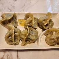 Vegan Shiitake and Bok choy dumplings at Dumpling the Noodle Kirkland in Kirkland