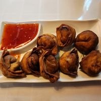 Crispy vegan wonton at Dumpling the Noodle Kirkland in Kirkland