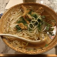 Rice noodles soup with tofu  at Dumpling the Noodle Kirkland in Kirkland