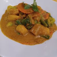 Hestia saffron curry at The Hestia Veggie in Vancouver