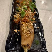 Smoked Eggplantt  at The Hestia Veggie in Vancouver