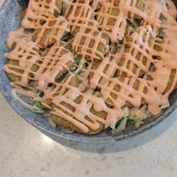 Deep fried king oyster mushrooms at The Hestia Veggie in Vancouver
