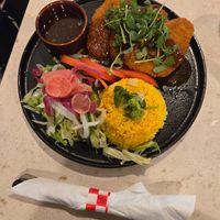 Hoi An Chicken Rice Plate at The Hestia Veggie in Vancouver