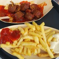 Currywurst at Wurst und Moritz in Zurich