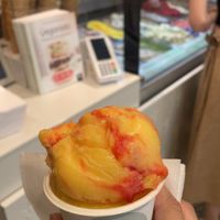Fresh fruit juice ice cream  at Veganista Ice Cream I in Vienna