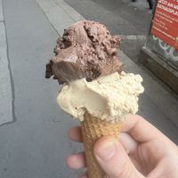 Zotter chocolate and cookies  at Veganista Ice Cream I in Vienna