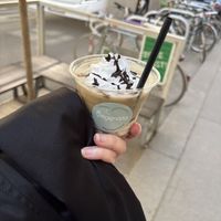 Wiener Eiskaffee with 1 scoop of ice cream of Your Choice (€4,90 - I went with Bittersuite from the Billie Special Edition)  at Veganista Ice Cream I in Vienna