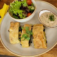 Bärlauch Strudel at Perbersdorfer Heuriger Hotel in Neuhofen An Der Ybbs