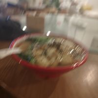 I was too excited, the photo is blurry, trust me it's delicious at Vegetarian Hall - 素食堂解放路店 in Hangzhou