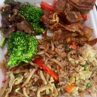 Beijing Mushroom, Beyond Beef and Broccoli, Lo Mein, Fried Rice. at Bodhi Express in Westlake