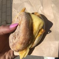 Vegan T-bird sandwhich   at Blue Chip Cafe in Vancouver