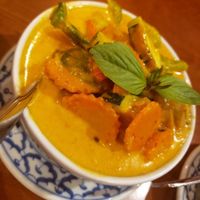 Paenang Curry with Mock Chicken (vegan) at Takieng Thai Cuisine in Fair Oaks