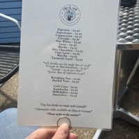 Menu 2  at Pip & Oat in Llandudno