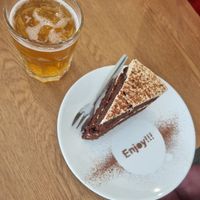 Coffee cake at Pip & Oat in Llandudno