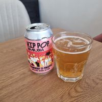 Kombucha strawberry and pineapple at Pip & Oat in Llandudno