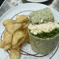 Tofu egg mayo wrap  at Pip & Oat in Llandudno