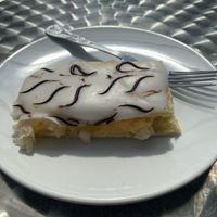 Custard slice - unreal!!!!  at Pip & Oat in Llandudno