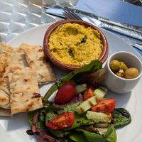 Meze plate at Pip & Oat in Llandudno