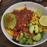 Burrito Bowl at Pip & Oat in Llandudno
