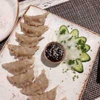 appetizer: dumplings "big momo" at Vegafe - Totoriu g. in Vilnius