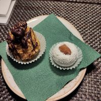 Raffaelo Ball and Karamel desert at Vegafe - Totoriu g. in Vilnius