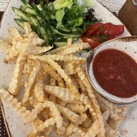 Celeriac fries  at Vegafe - Totoriu g. in Vilnius