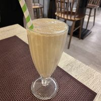 Satva, with soy milk  at Vegafe - Totoriu g. in Vilnius