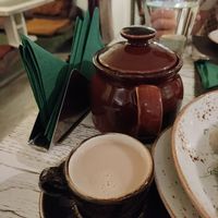 Chai tea for two with almond milk at Vegafe - Totoriu g. in Vilnius