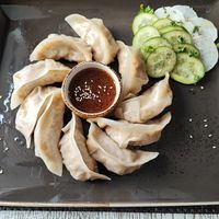 Mo Dumplings with soy meat at Vegafe - Totoriu g. in Vilnius