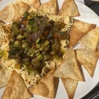 Hummus casero  at Origen Sport in Madrid