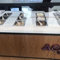 The toppings and fillings   at Oakberry in Abu Dhabi