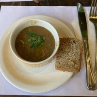 Lentil soup  at Taste and See in Sao Paulo