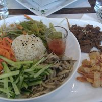 korean vegan dish at Taste and See in Sao Paulo