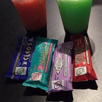 Slushes and candy at Boston Tea Stop in Cambridge