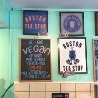 Vegan options! at Boston Tea Stop in Cambridge