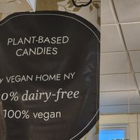 This banner is plant-based at Vegan Home New York in Northport