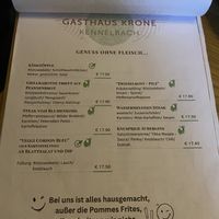   at Gasthaus Krone in Kennelbach