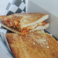 Chicken parmigiana sandwich at Three Girls on Spring in Charleston